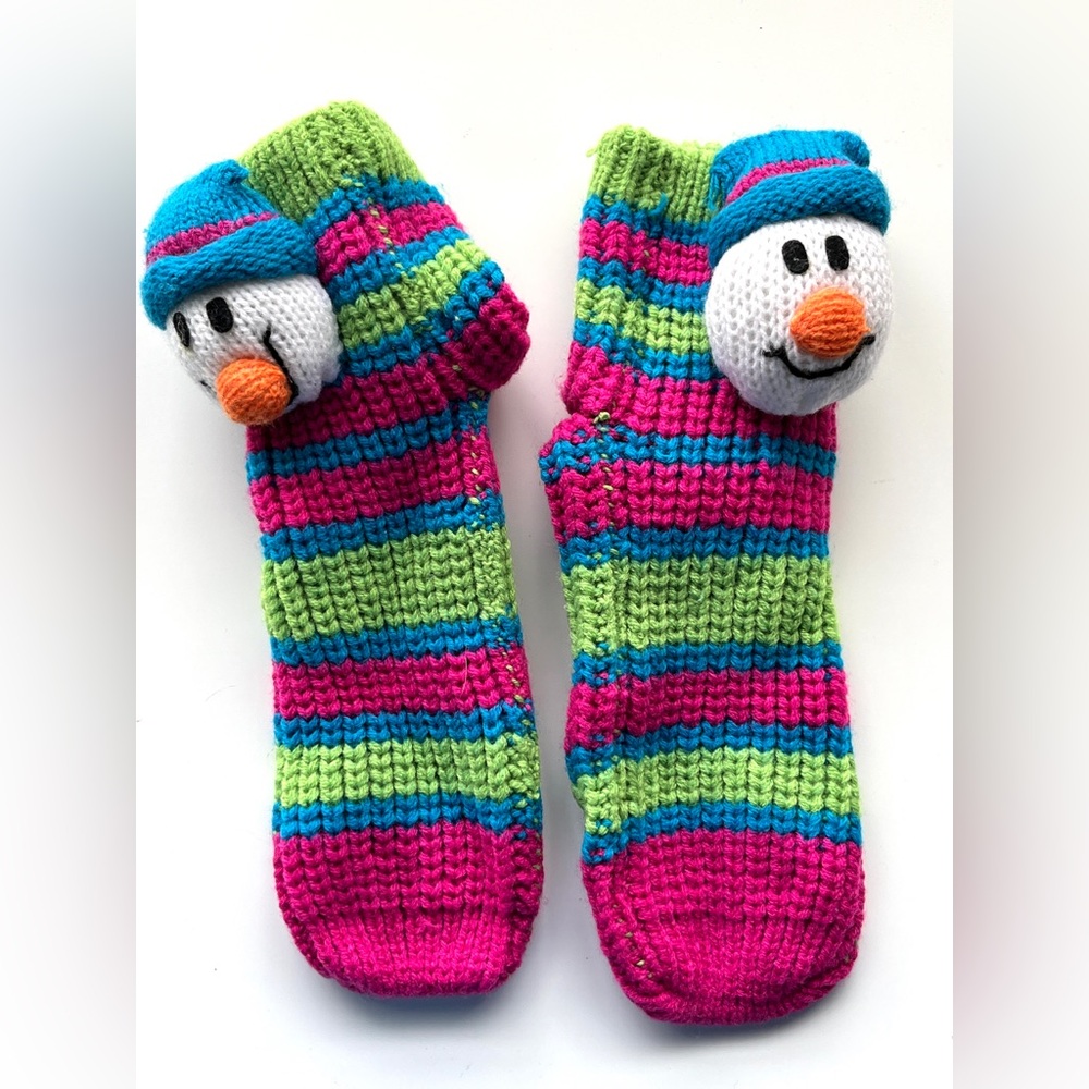Colorful Snowman woman’s/ teens Socks